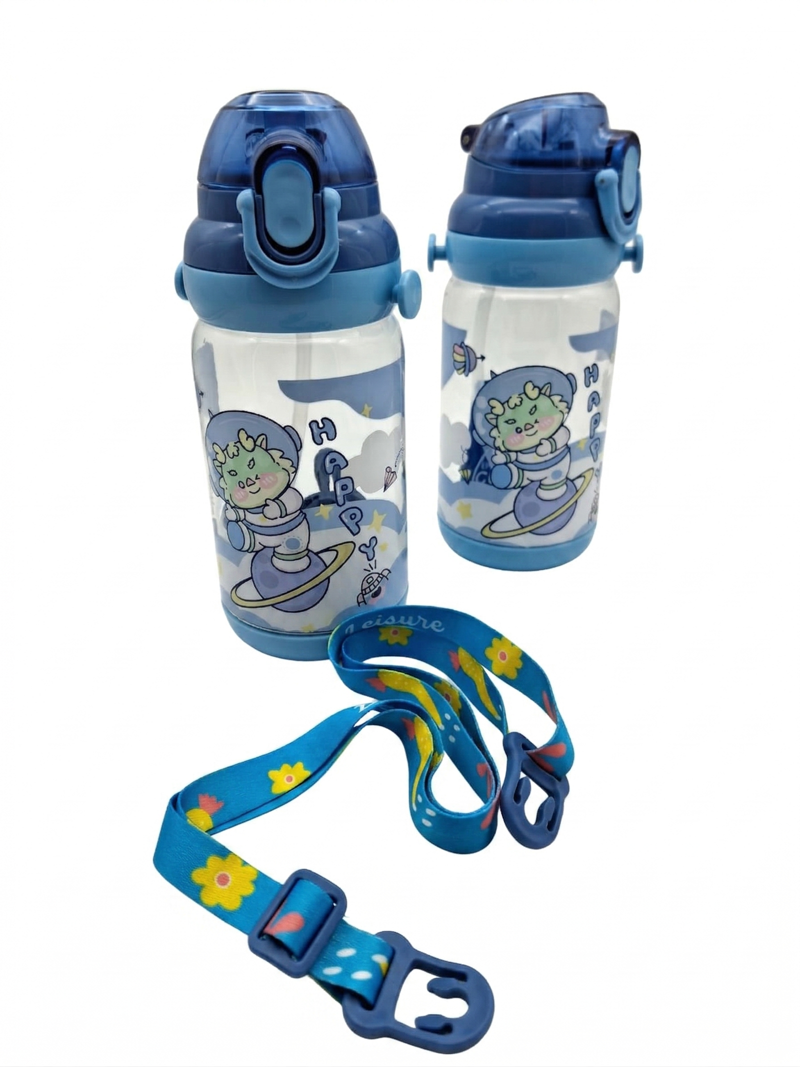 Botella infantil con correa